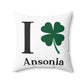 I Clover Ansonia Spun Polyester Square Pillow