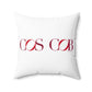 41 Tilt Cos Cob Spun Polyester Square Pillow