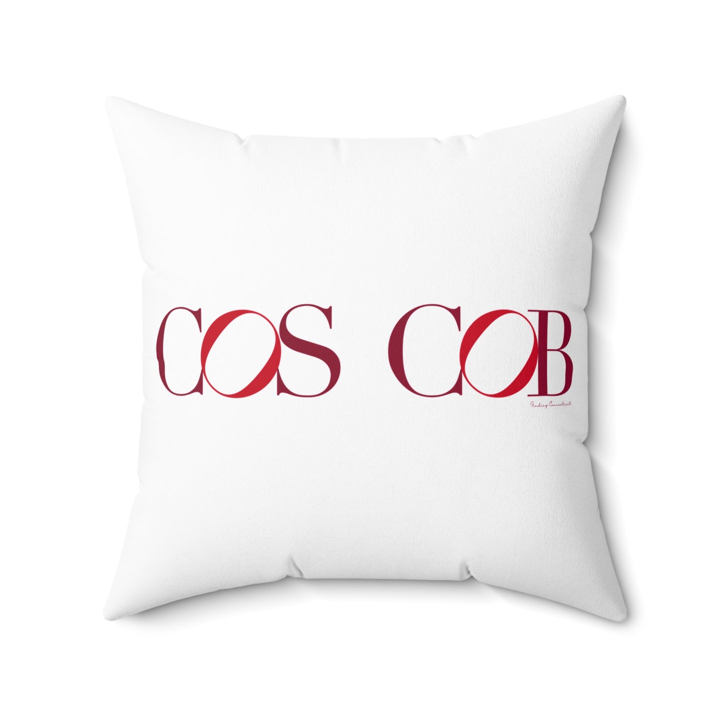 41 Tilt Cos Cob Spun Polyester Square Pillow