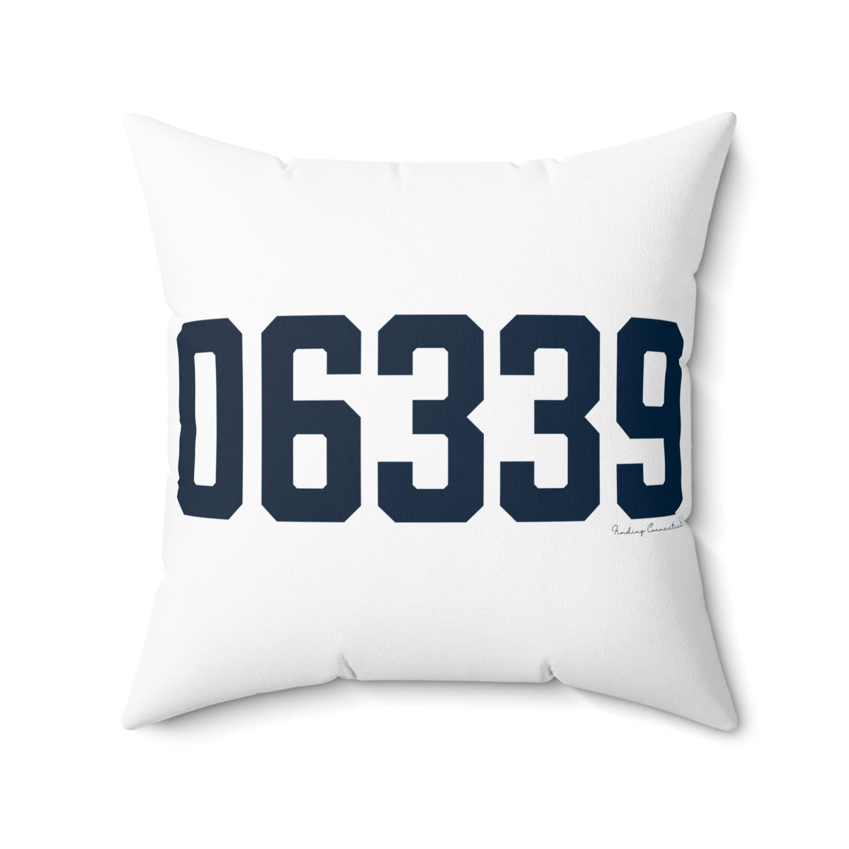 06339 Ledyard Connecticut Zip Code Spun Polyester Square Pillow