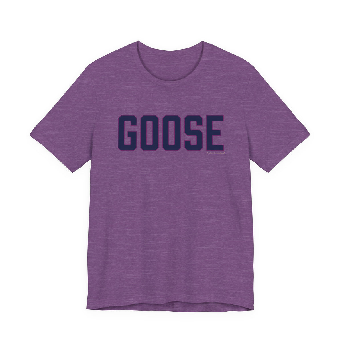 Goose Zip Code Blue & Purple Unisex Jersey Short Sleeve T-Shirt