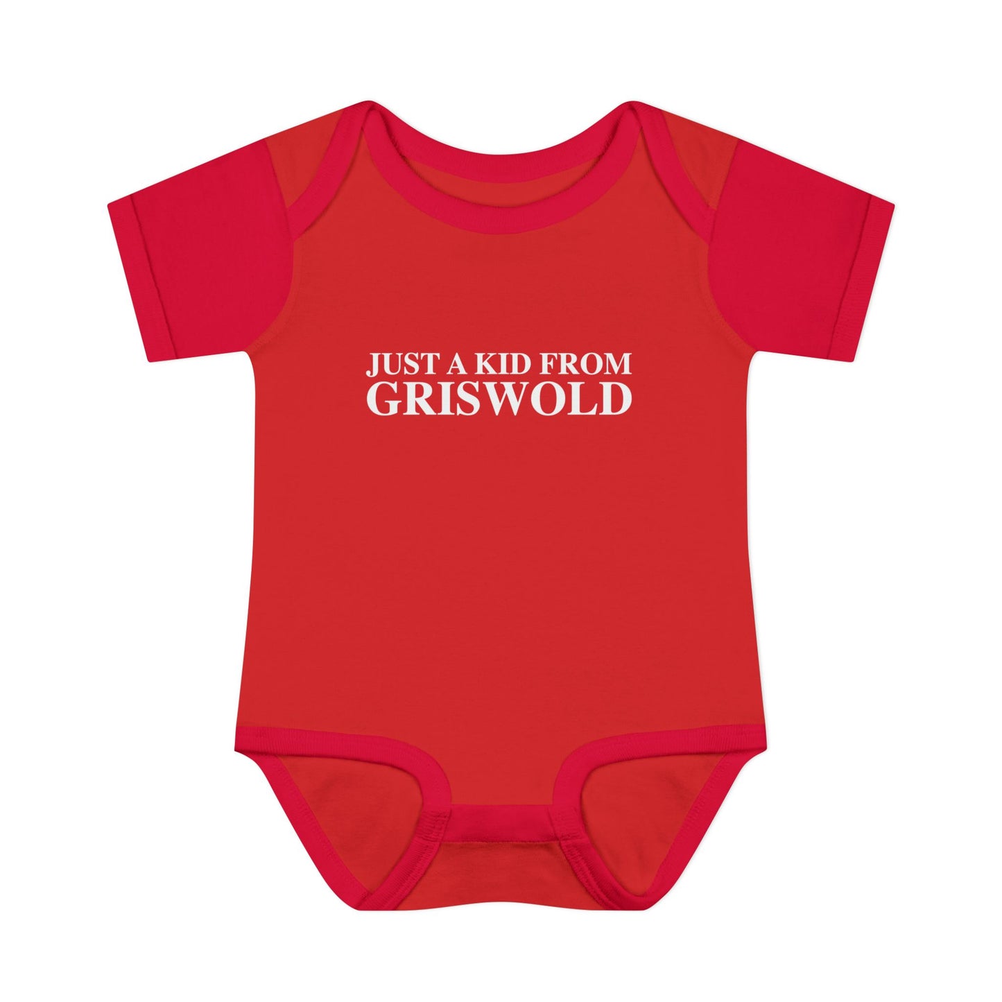 Just a kid from Griswold Infant Baby Rib Bodysuit
