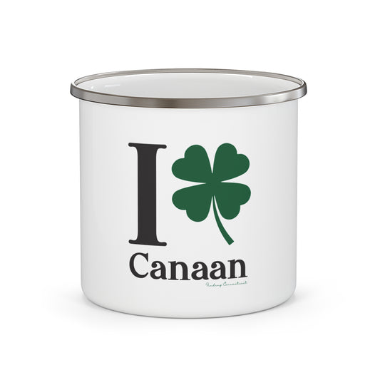 I Clover Canaan Enamel Camping Mug