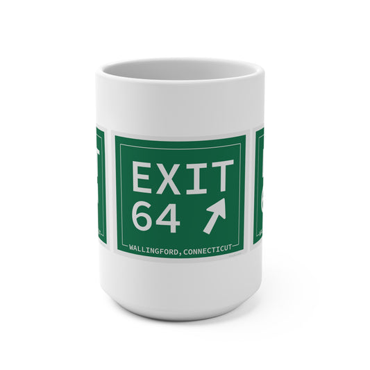 Vintage Exit 64 WCP Sign Mug 15oz