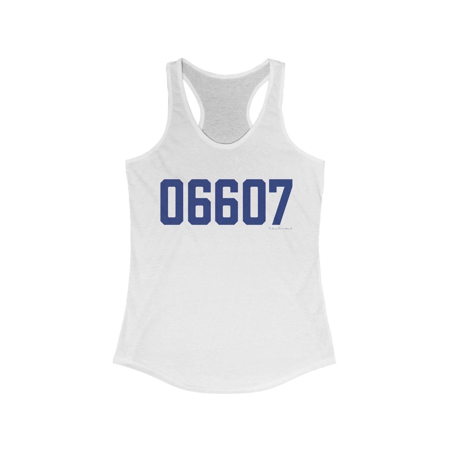 06607 Bridgeport Connecticut Zip Code Women's Ideal Racerback Tank Top