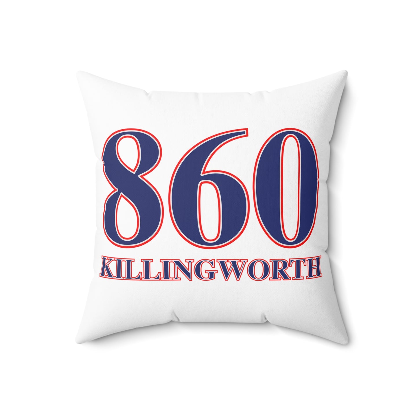 860 Killingworth Red, White & Blue Spun Polyester Square Pillow