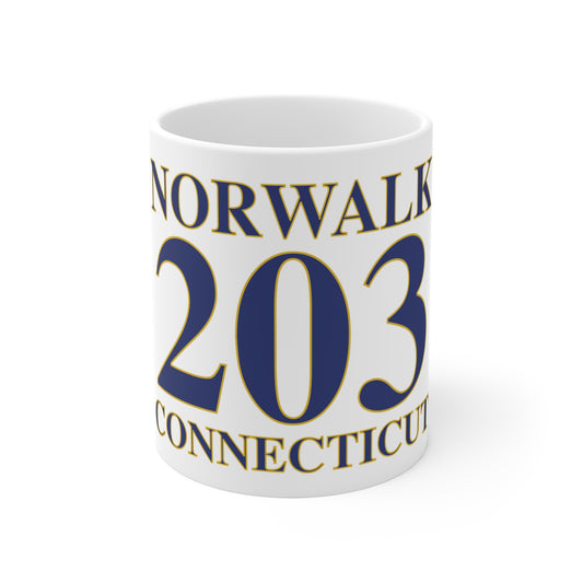 Norwalk 203 Connecticut Mug 11oz