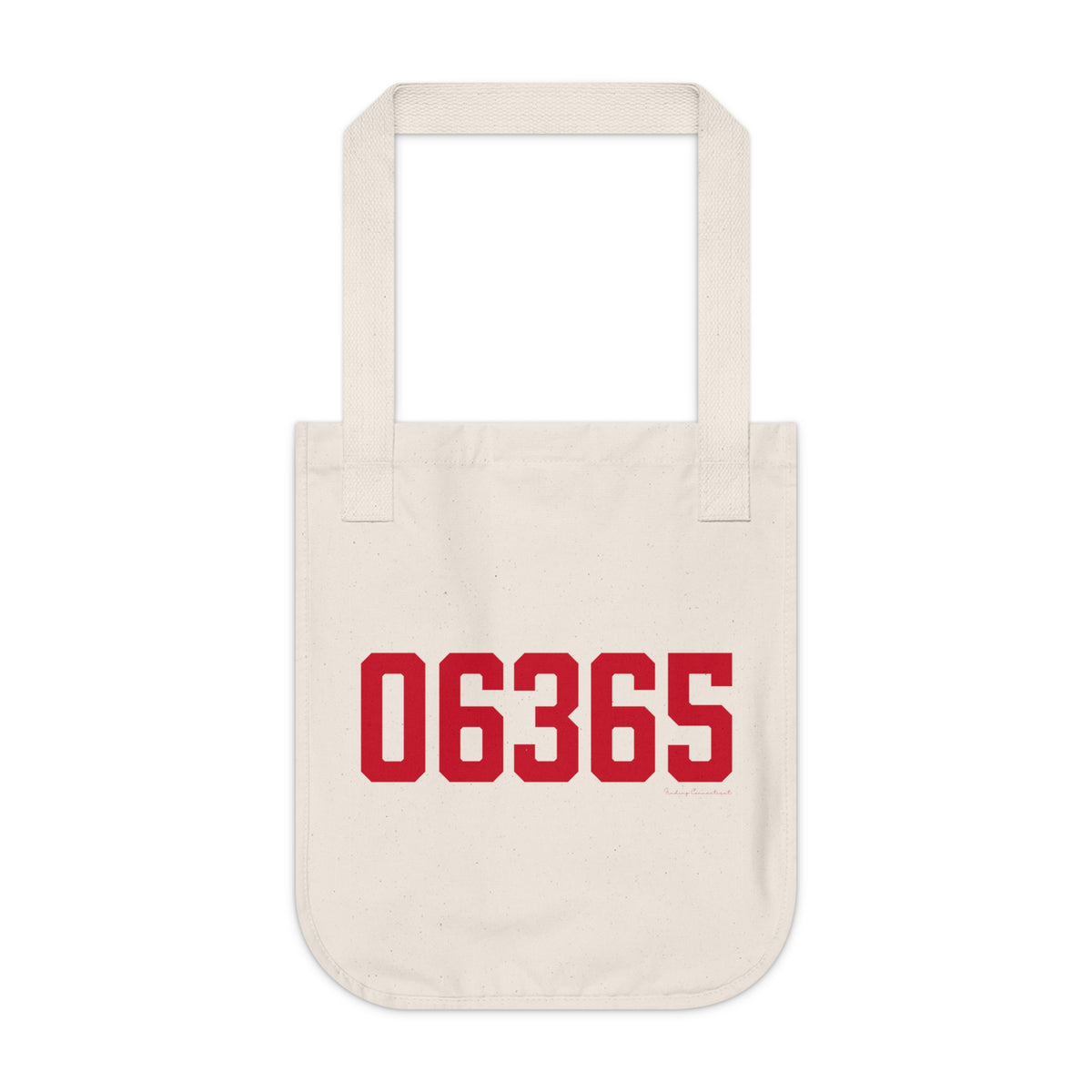 06365 Preston Connecticut Zip Code Organic Canvas Tote Bag