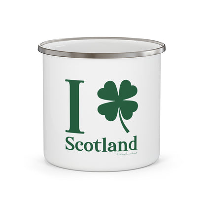 I Clover Scotland Enamel Camping Mug