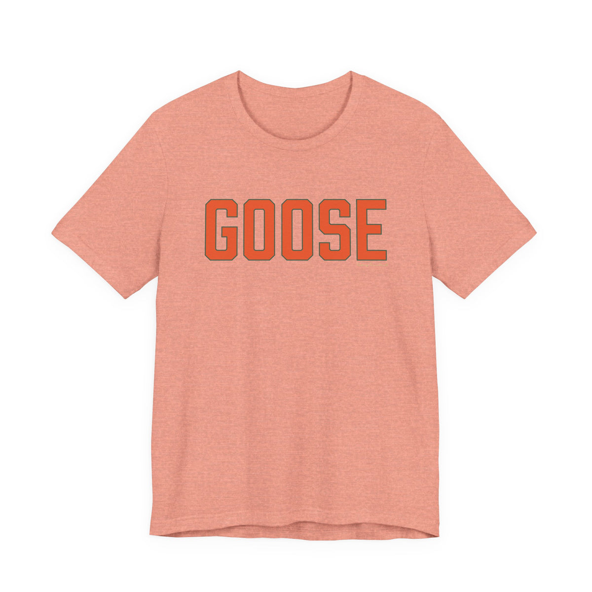 Goose Zip Code Orange & Green Unisex Jersey Short Sleeve T-Shirt