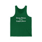 Deep River is My Happy Place Unisex Jersey Tank Top
