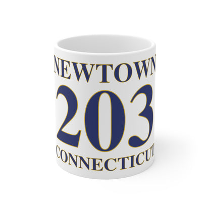 Newtown 203 Connecticut  Mug 11oz