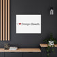I Heart Compo Beach. Matte Canvas, Stretched, 1.25"