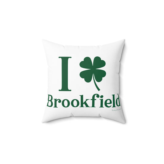 I Clover Brookfield Spun Polyester Square Pillow
