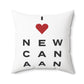 New Canaan Vision Spun Polyester Square Pillow