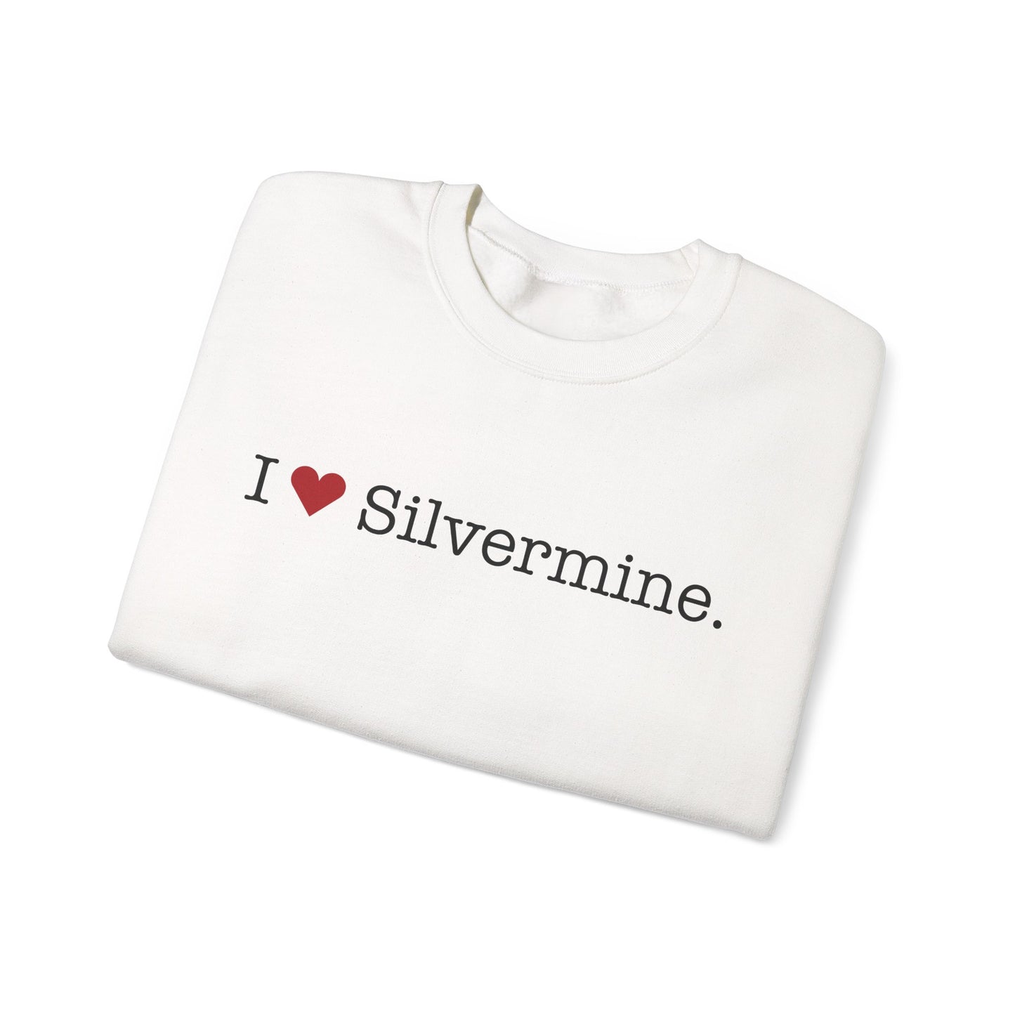 I Heart Silvermine. Unisex Heavy Blend™ Crewneck Sweatshirt
