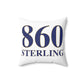 860 Sterling  Spun Polyester Square Pillow