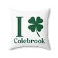 I Clover Colebrook Spun Polyester Square Pillow