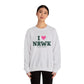 I Heart NRWK Unisex Heavy Blend™ Crewneck Sweatshirt
