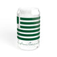 Farmington Connecticut St. Patrick’s Day Flag Sipper Glass, 16oz