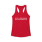 Just a kid from South Norwalk Women's Ideal Racerback Tank Top
