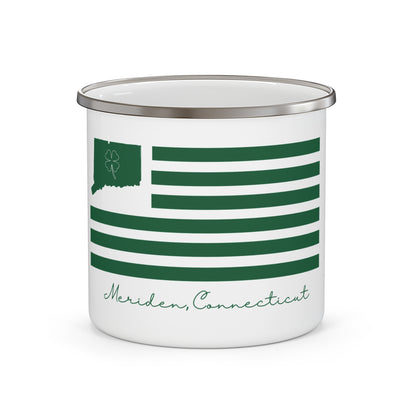 Meriden Connecticut St. Patrick’s Day Flag Enamel Camping Mug