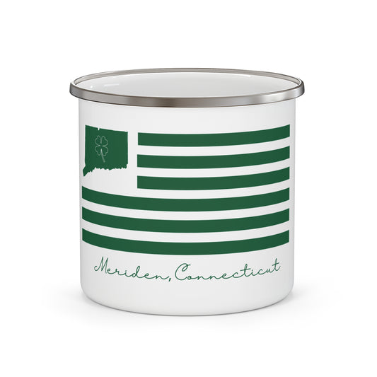 Meriden Connecticut St. Patrick’s Day Flag Enamel Camping Mug