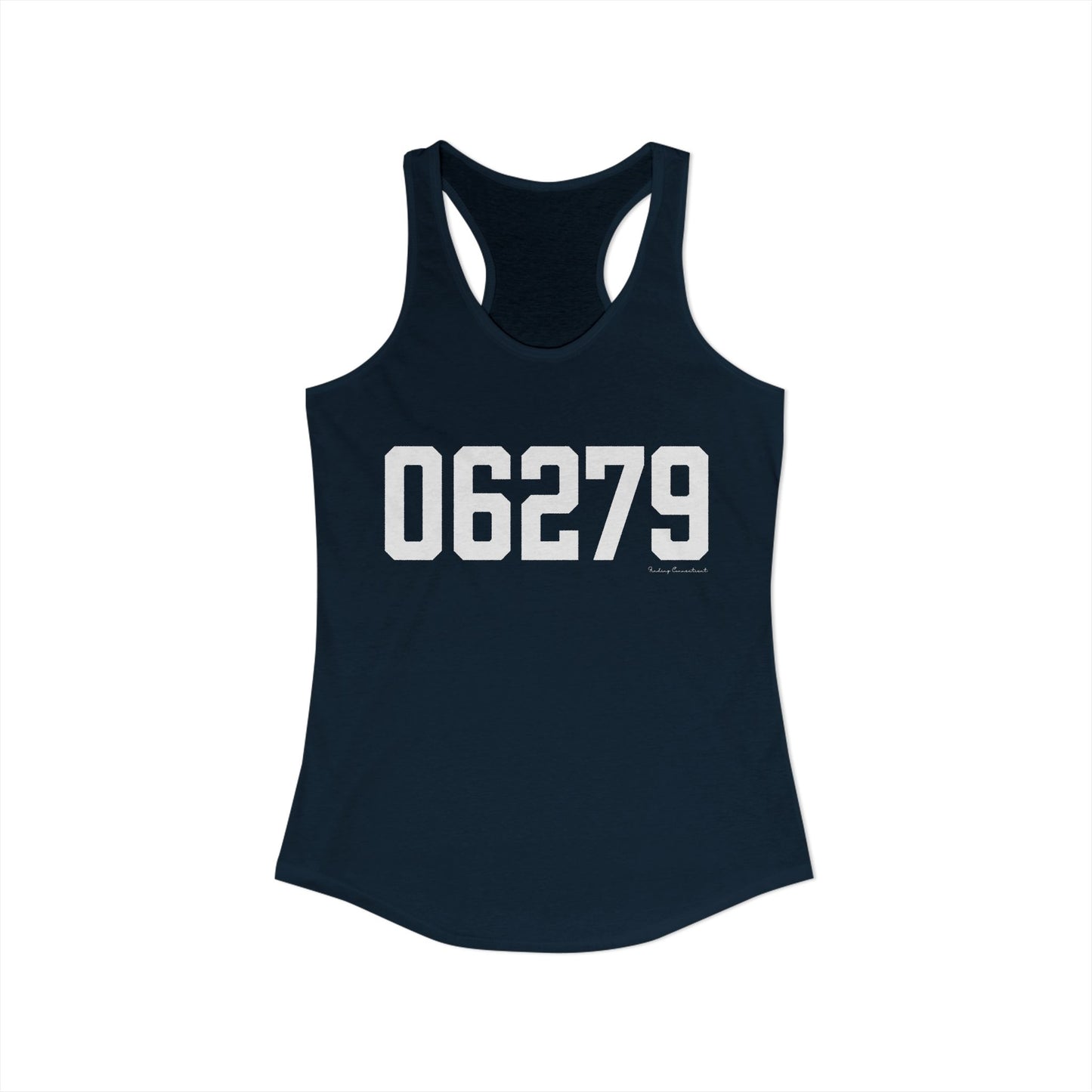 06279 Willington CT Zip Code Women's Ideal Racerback Tank Top