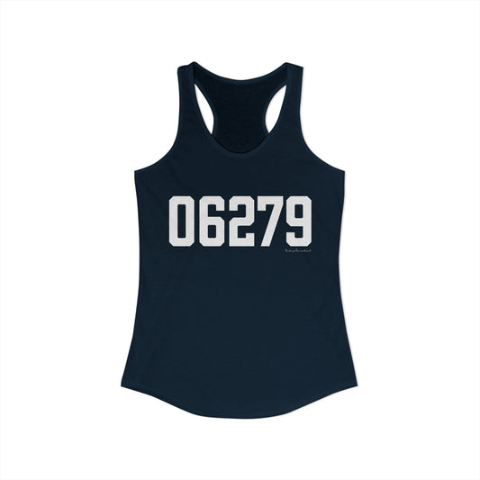 06279 Willington CT Zip Code Women's Ideal Racerback Tank Top