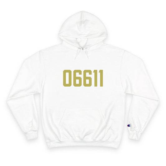 06611 Trumbull Connecticut Zip Code Champion Hoodie Sweatshirt