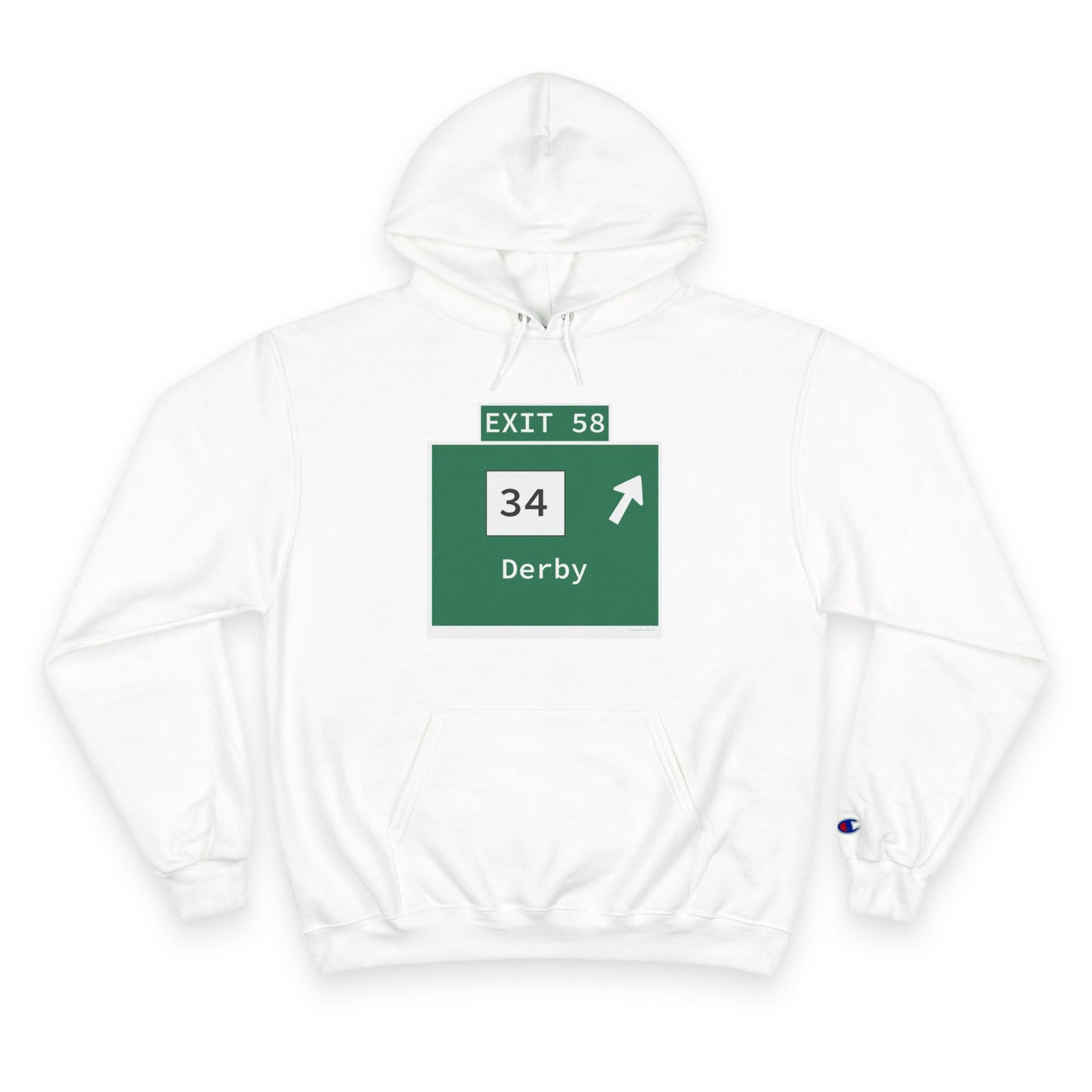 Vintage WCP Exit 58 Sign Champion Hoodie