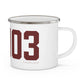 06403 Beacon Falls Connecticut Zip Code Enamel Camping Mug