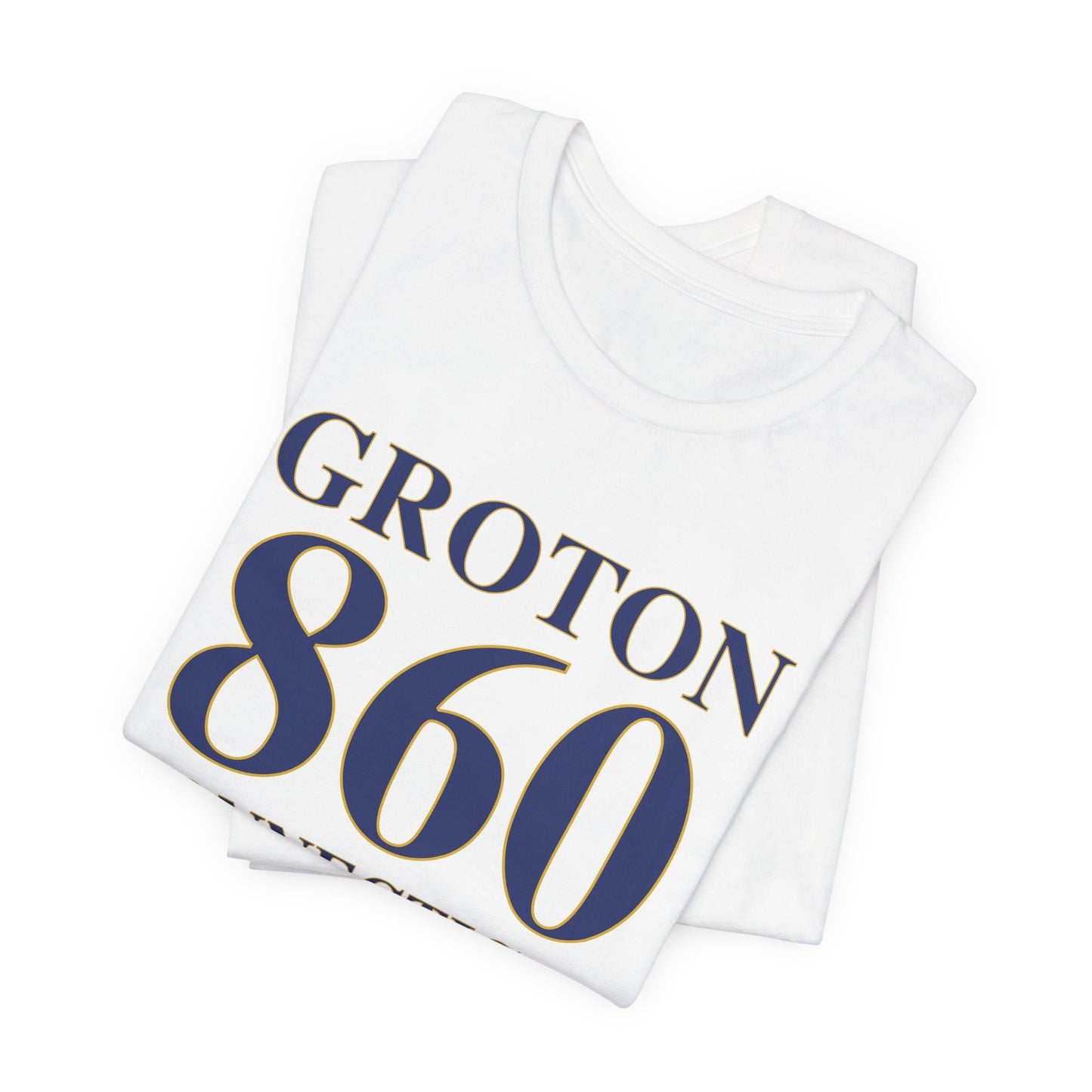 Groton 860 Connecticut Unisex Jersey Short Sleeve Tee