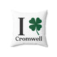 I Clover Cromwell Spun Polyester Square Pillow