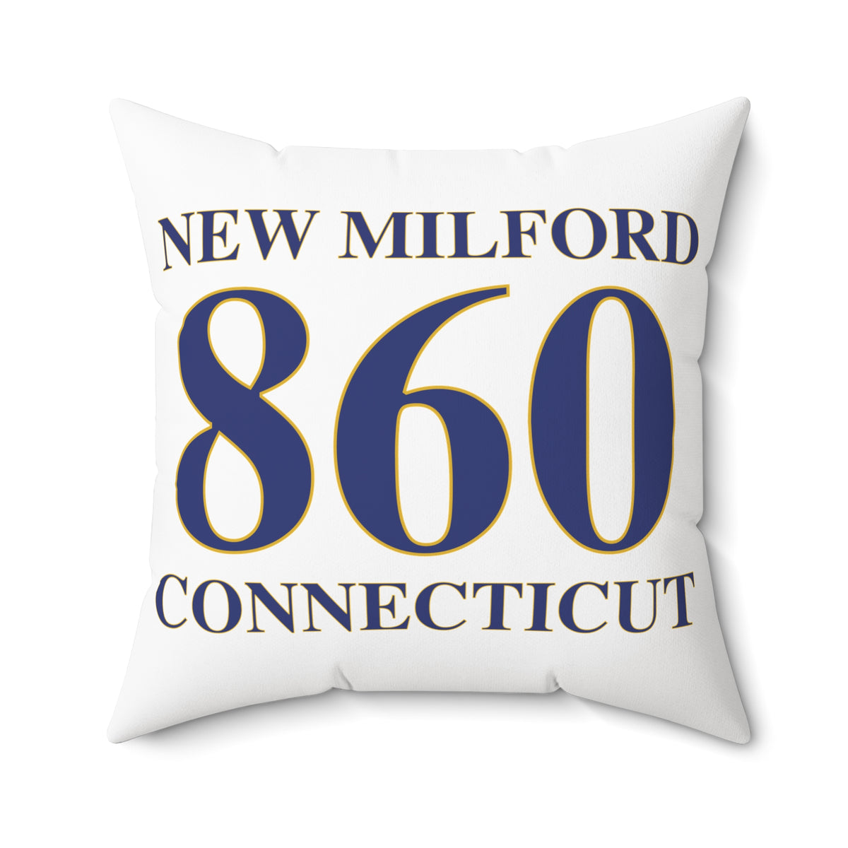 New Milford 860 Connecticut Polyester Square Pillow