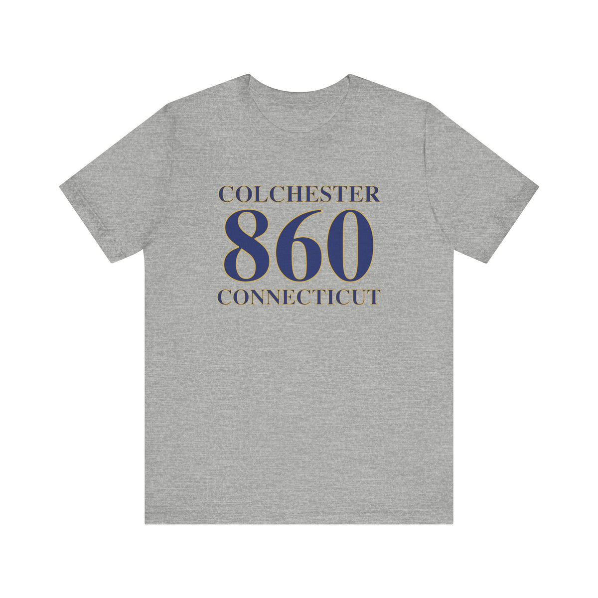 Colchester 860 Connecticut Unisex Jersey Short Sleeve T-Shirt