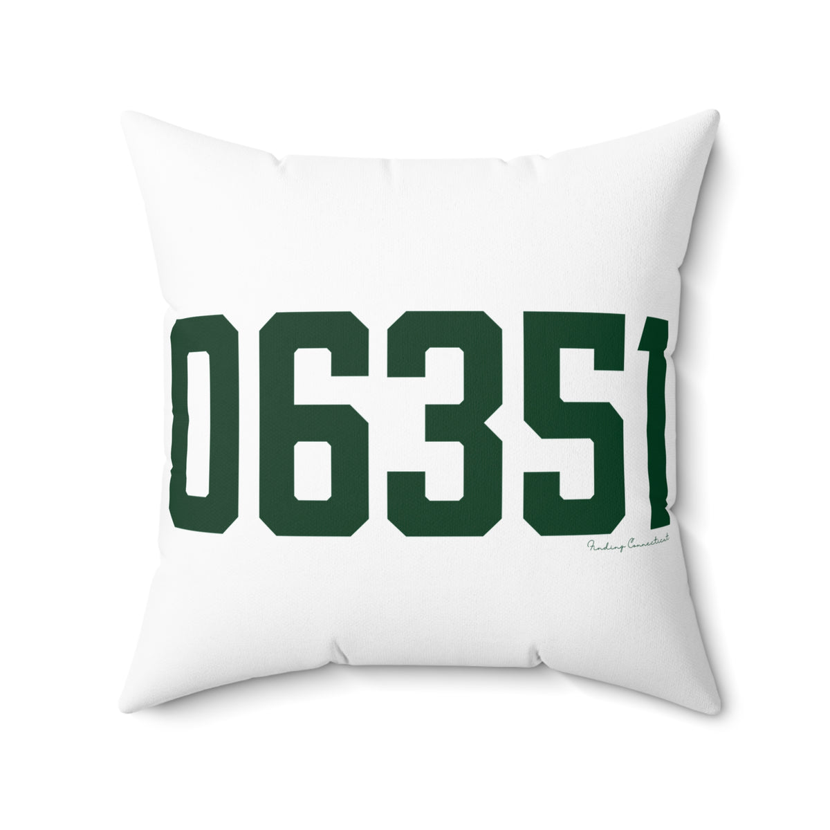06351 Griswold Connecticut Zip Code Spun Polyester Square Pillow