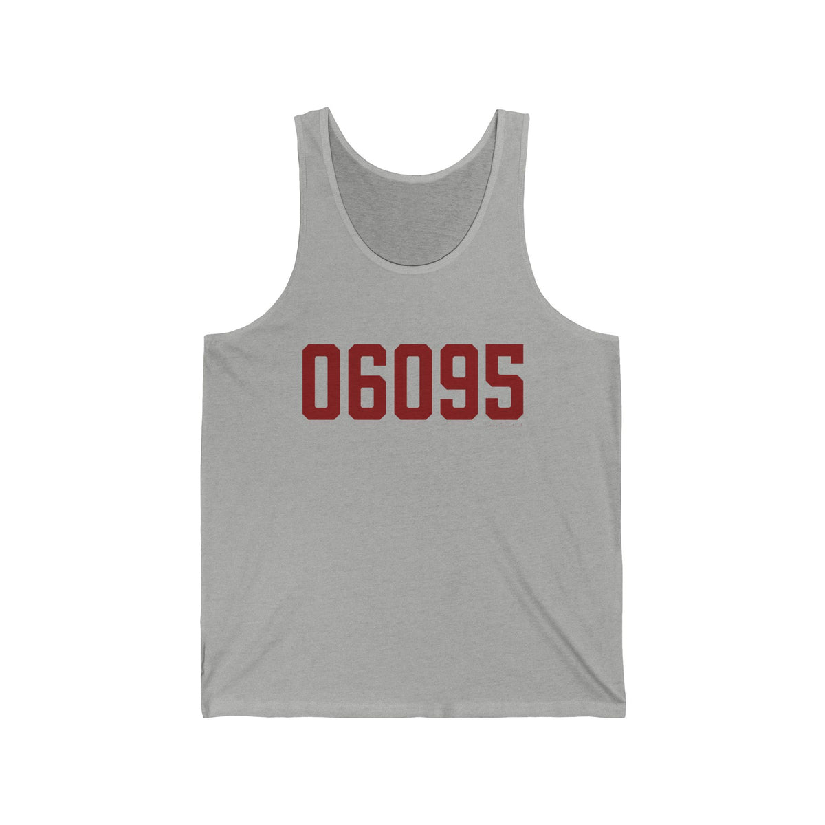 06095 Windsor Connecticut Zip Code Unisex Jersey Tank Top