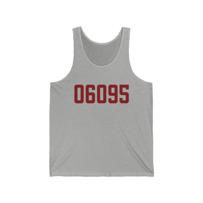 06095 Windsor Connecticut Zip Code Unisex Jersey Tank Top