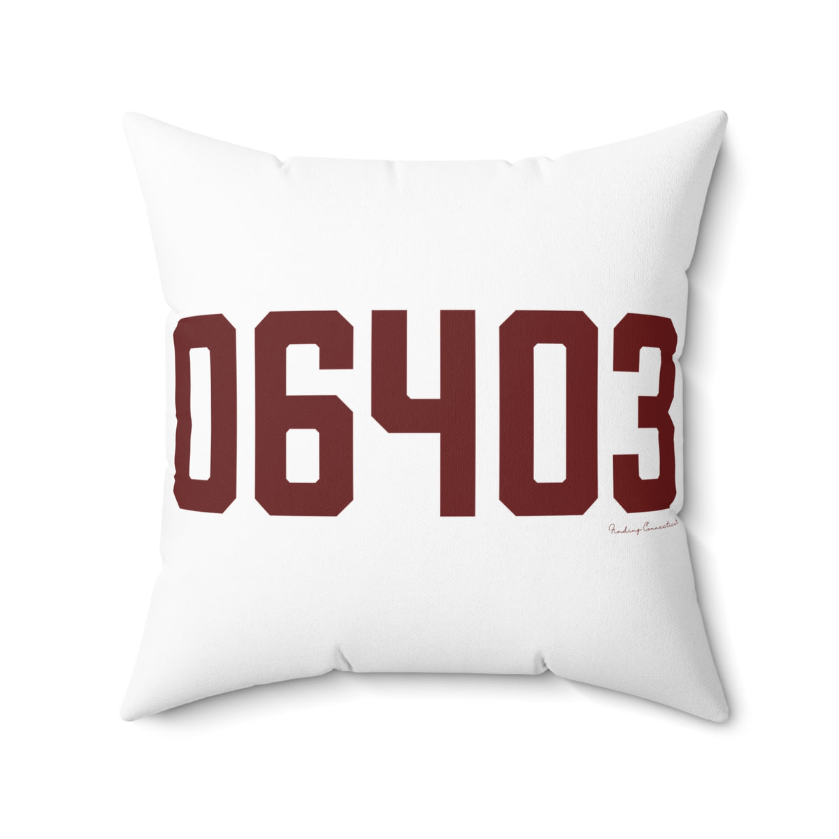 06403 Beacon Falls Connecticut Zip Code Polyester Square Pillow