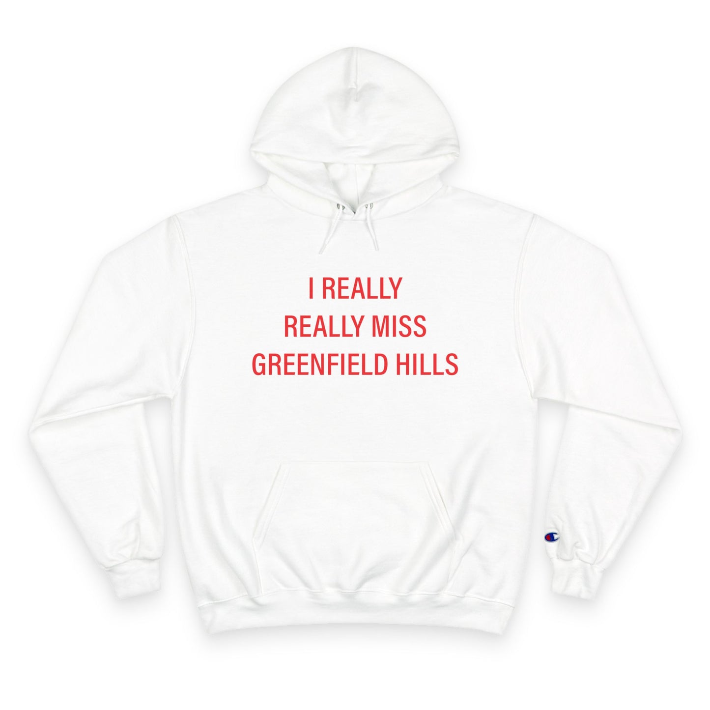 I Really Really Miss Greenfield Hill Champion Hoodie
