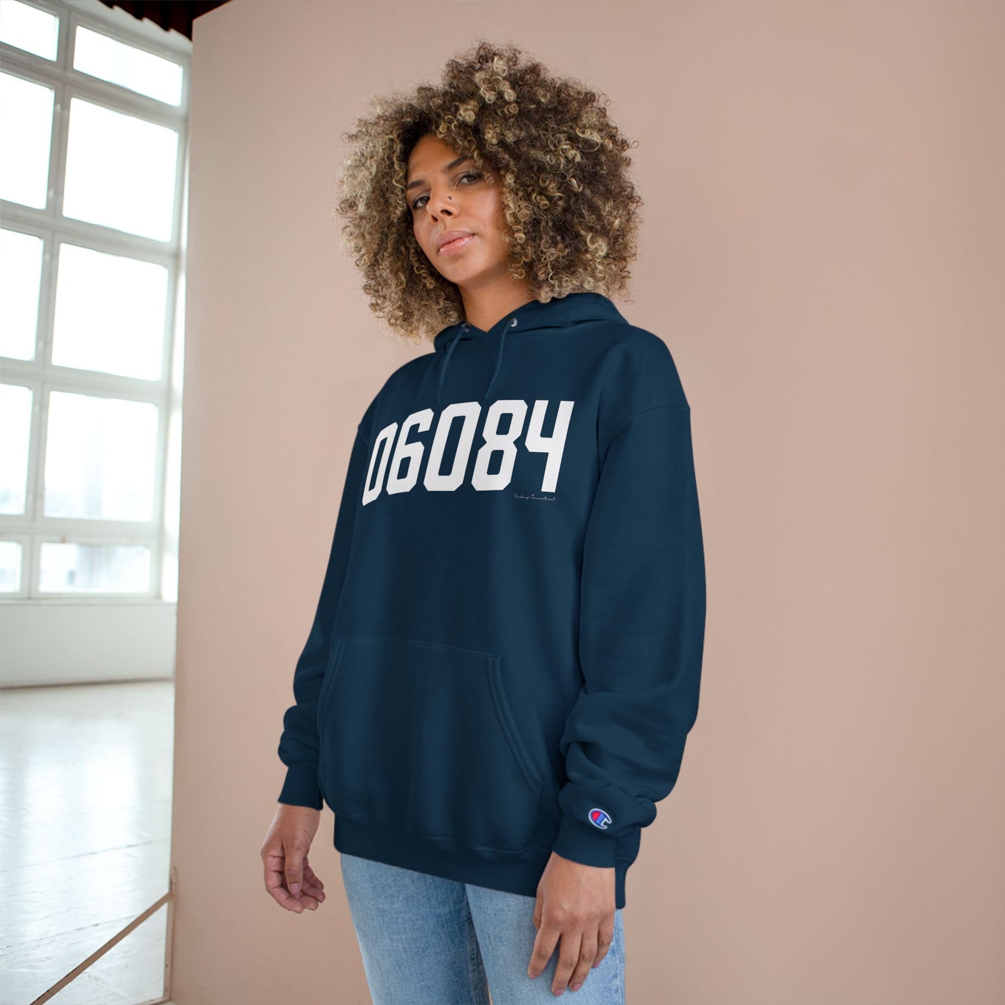 06084 Tolland CT Zip Code Champion Hoodie