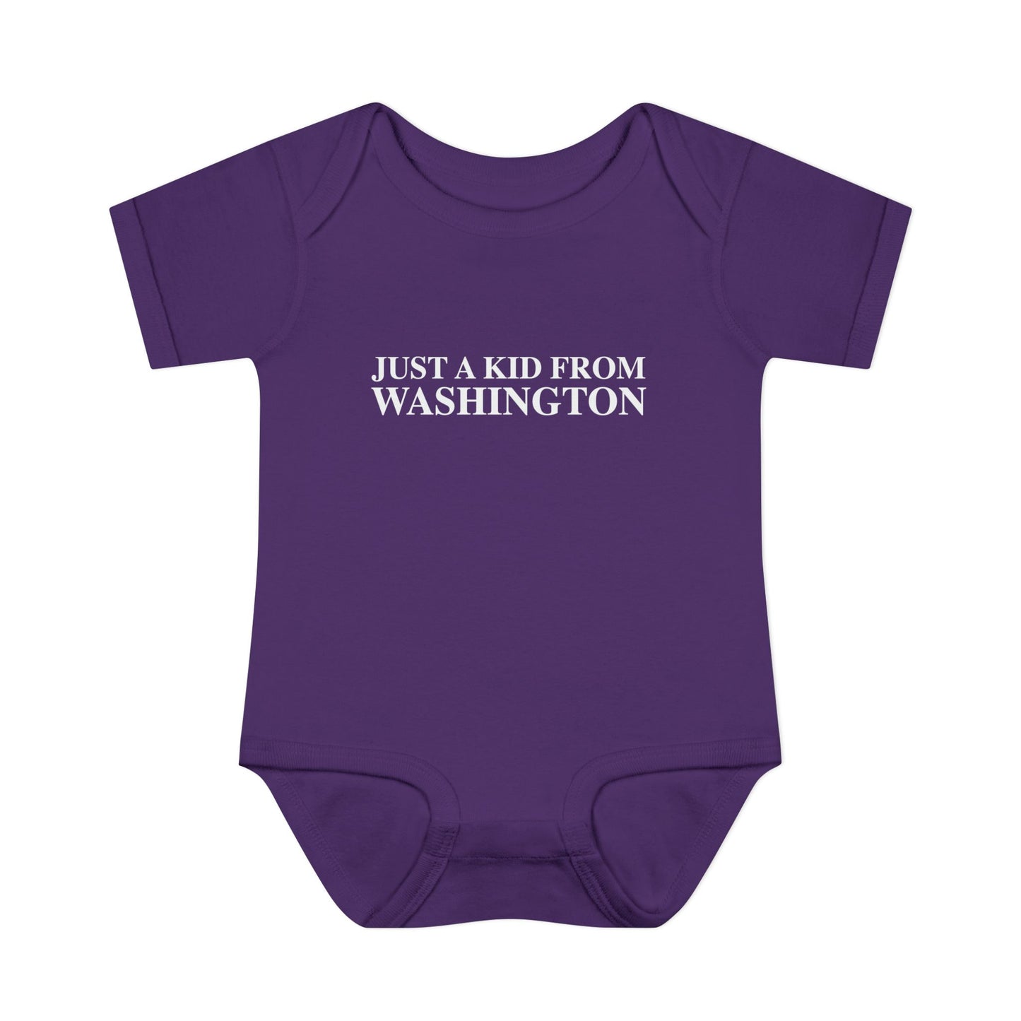 Just a kid from Washington Infant Baby Rib Bodysuit