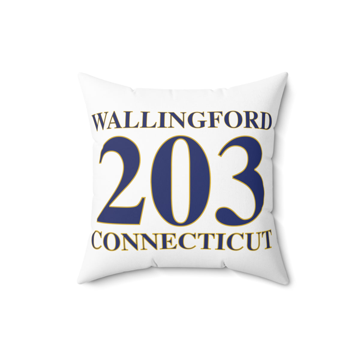 Wallingford 203 Connecticut Polyester Square Pillow