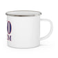 860 Salem Red, White & Blue Enamel Camping Mug