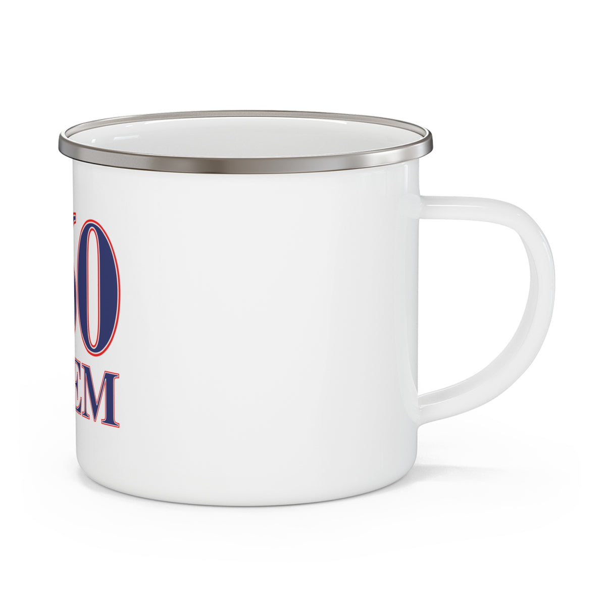 860 Salem Red, White & Blue Enamel Camping Mug