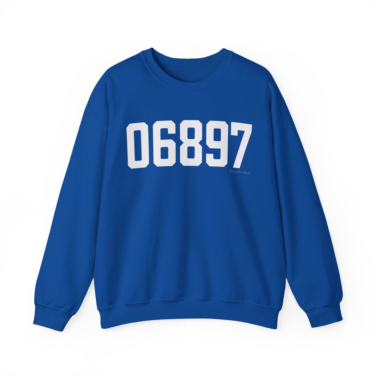 06897 Wilton CT Zip Code Unisex Heavy Blend™ Crewneck Sweatshirt