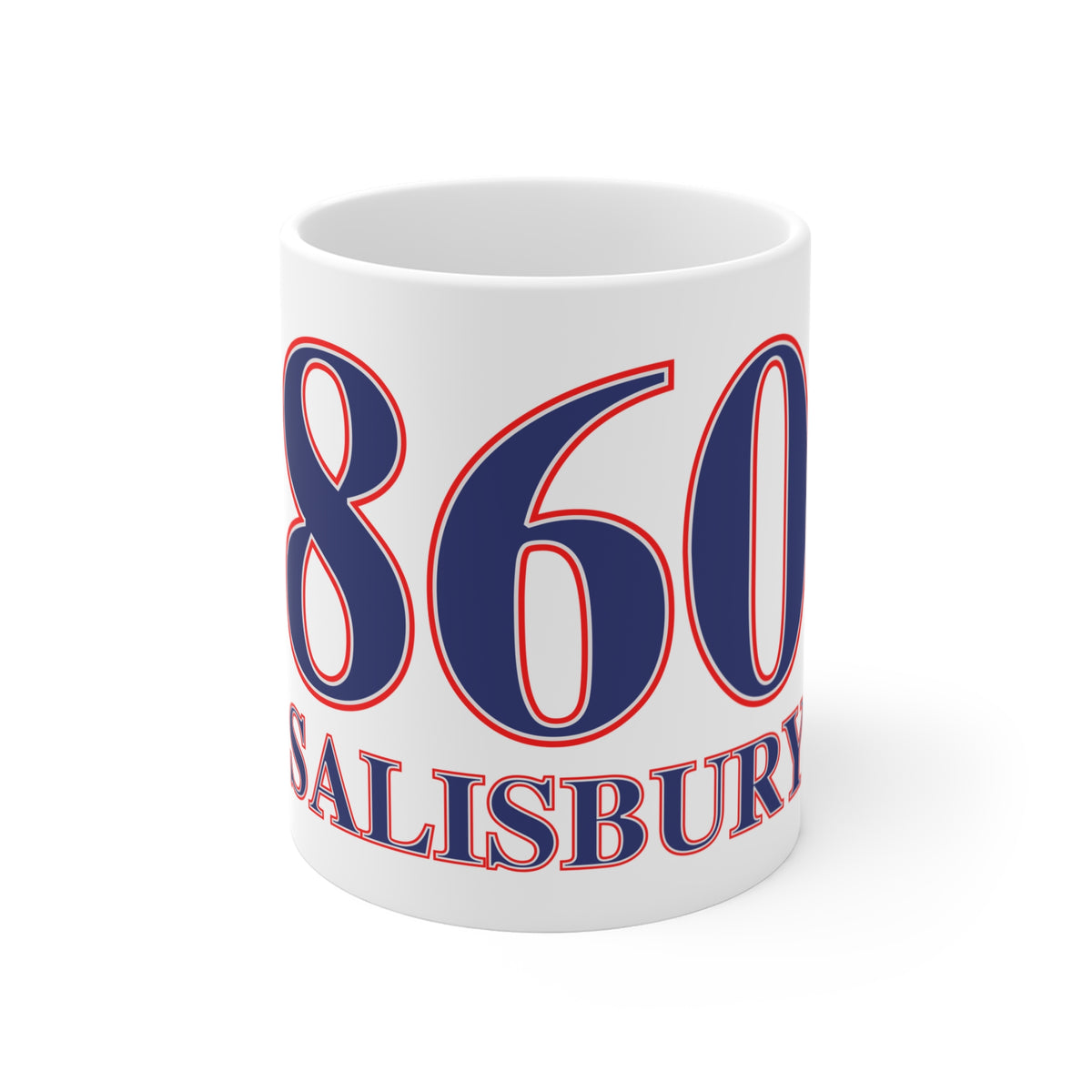 Salisbury Red, White & Blue Mug 11oz