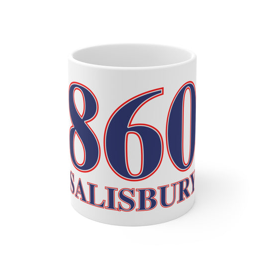 Salisbury Red, White & Blue Mug 11oz