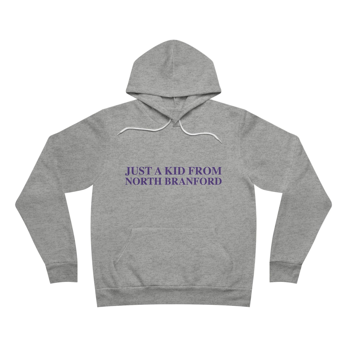 Just a kid from North Branford Unisex Sponge Fleece Pullover Hoodie